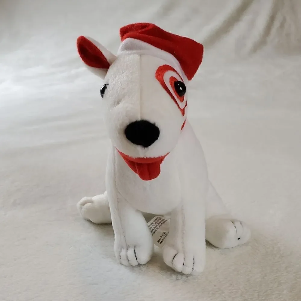 2006 Target Christmas Bull Terrier Bullseye Plush Beanie